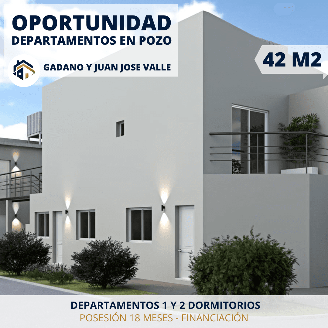 Departamentos en pozo